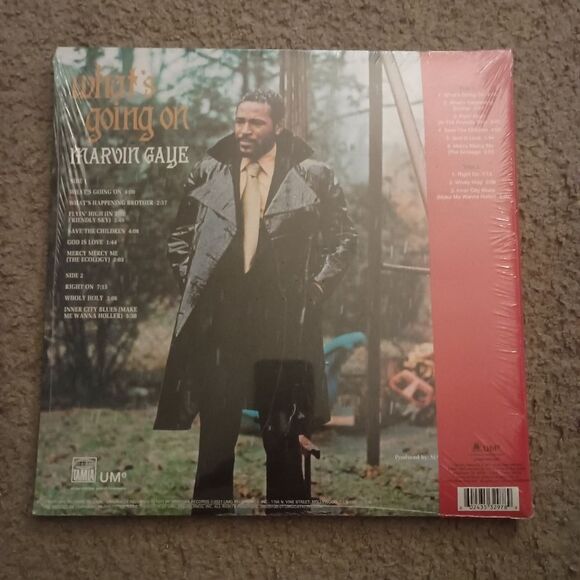 Marvin Gaye : What's Going On (Limited Translucent Green Vinyl LP + Poster) NEW - Picture 2 of 3